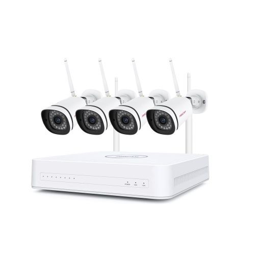 Kit videosurveillance numérique Wifi 4 caméras 1080P - Foscam