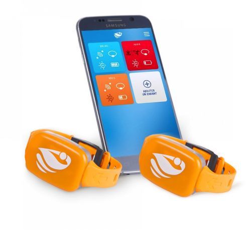 Bracelet alarme piscine No stress avec application smartphone – Kit 2