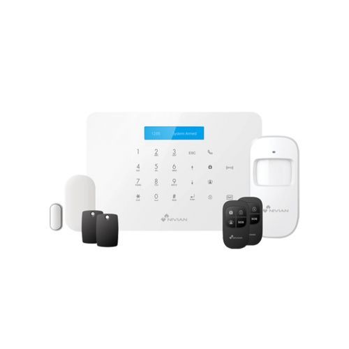 Pack alarme maison connectée Wifi/GSM - Nivian Smart 